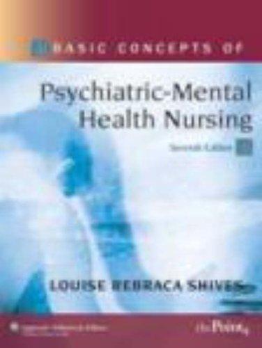 Basic Concepts of Psychiatric-Mental Health Nursing (Point (Lippincott Williams & Wilkins)) 