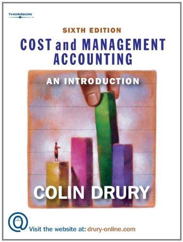 Cost And Management Accounting: An Introduction
