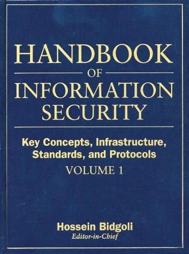 Handbook of Information Security, Key Concepts, Infrastructure, Standards, and Protocols (Volume 1) 