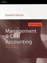 Management and Cost Accounting 