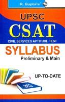 UPSC CSAT Civil Services Aptitude Test Syllabus Preliminary & Main