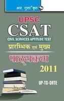 UPSC CSAT Pre & Main Syllabus 2011
