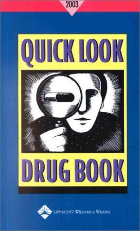 Quick Look Drug Book 2003 