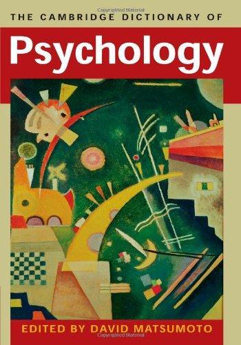 The Cambridge Dictionary of Psychology 