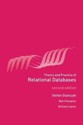 Theory and Practice of Relational Databases 