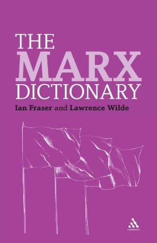 The Marx Dictionary (Continuum Philosophy Dictionaries) 