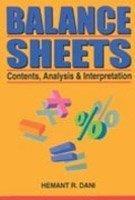 Balance Sheets: Contents, Analysis and Interpretation 