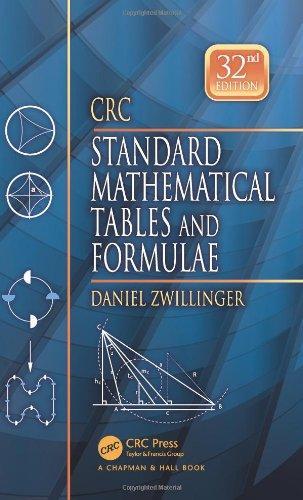 CRC Standard Mathematical Tables and Formulae, 32nd Edition (Discrete Mathematics and Its Applications) 