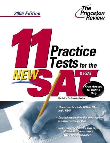 11Practice Tests for the New SAT and PSAT, 2006 Edition (College Test Prep) 