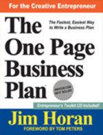 The One Page Business Plan