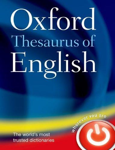 The Oxford Thesaurus of English 