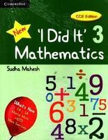 I Did It Mathematics Students Book Level 3 , CCE Edition