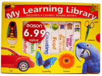 My Learning Library includes 8 Chunky Board Books