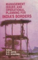 Management Issues and Operational Planning for India's Borders