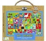 GREEN START GIANT FLOOR PUZZLES: ABC ANIMALS (36 PIECE FLOOR PUZZLES MADE OF 98% RECYCLED MATERIALS) Pzzl Edition