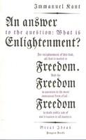 Answer to the Question, What Is Enlightenment?