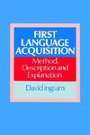 First Language Acquisition 1st Edition, 1st Paperback printing Edition