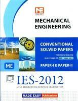 IES-2012 Mechanical Engineering Conventional Solved Paper - I & II (2000-2011) PB