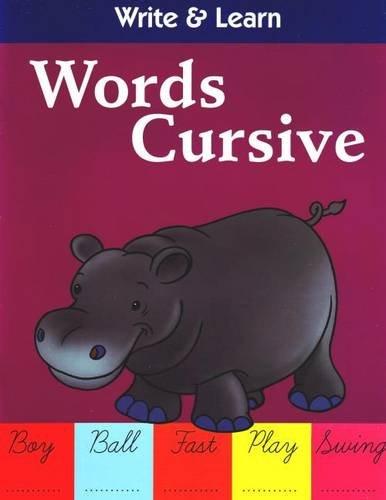 Words Cursive