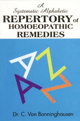 Systematic Alphabetic Repertory of Homeopathic Remedies