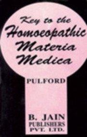 Key to the Homoeopathic Materia Medica