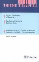 The correction is Title Name:- Pocket Dictionary of Denistry Taschenworterbuch Zahnmedizin English - German / Englisch - Deutsch Deutsch - Englisch / German-English 1st Edition