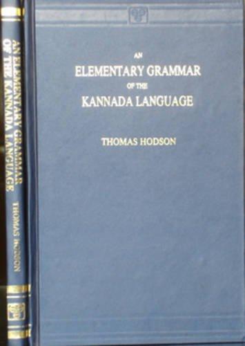 Elementary Grammar of the Kannada Language