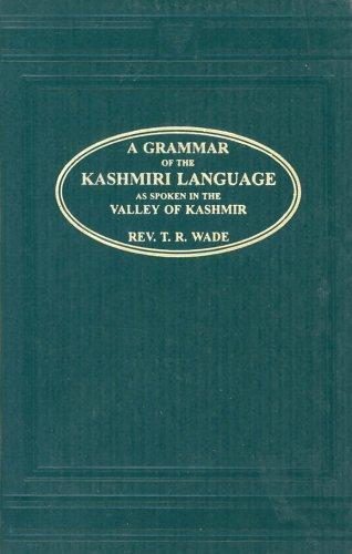 A Grammar of the Kashmiri Language