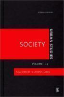 Urban Studies - Society - 4 Volume Set Four-Volume Set  Edition