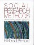 Social Research Methods: Qualitative and Quantitative Approaches 1st Edition