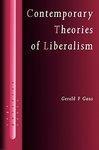 Contemporary Theories of Liberalism: Public Reason as a Post-Enlightenment Project