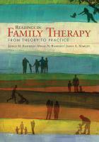 Readings in Family Therapy: From Theory to Practice annotated edition Edition