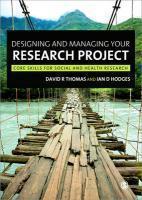 Designing and Managing Your Research Project: Core Knowledge for Social and Health Researchers