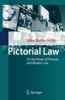 Pictorial Law: Modern Law and the Power of Pictures 1st Edition. Edition