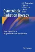 Gynecologic Radiation Therapy: Novel Approaches to Image-Guidance and Management