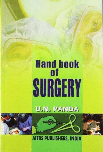 Hand Book of Surgery, 1Ed. 01 Edition