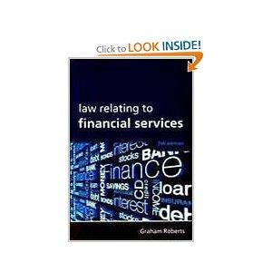 Law Relating to Financial Services