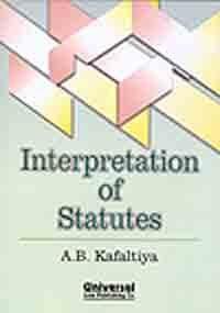 Interpretation of Statutes Reprint Edition