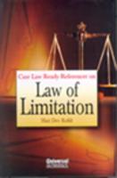 Case Law Ready Referencer on Law of Limitation