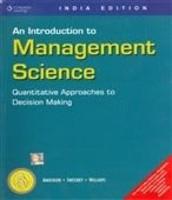 An Introduction to Management Science (With CD) 11th Edition