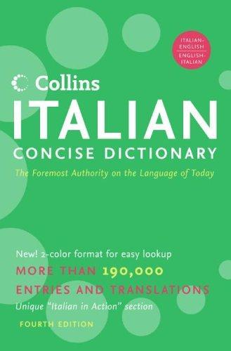 Collins Italian Concise Dictionary, 4e 4th Edition