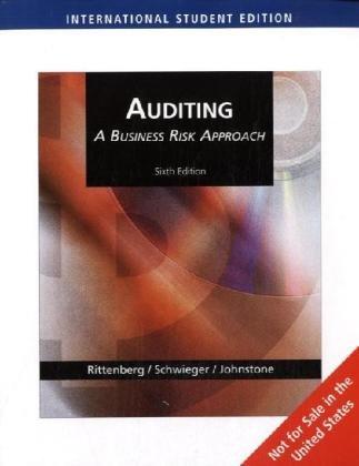 AISE AUDITING: A BUSINESS RISK APPROACH