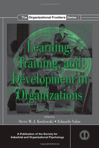 Learning, Training, and Development in Organizations