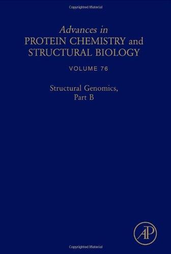Structural Genomics, Part B, Volume 76 (Advances in Protein Chemistry) 