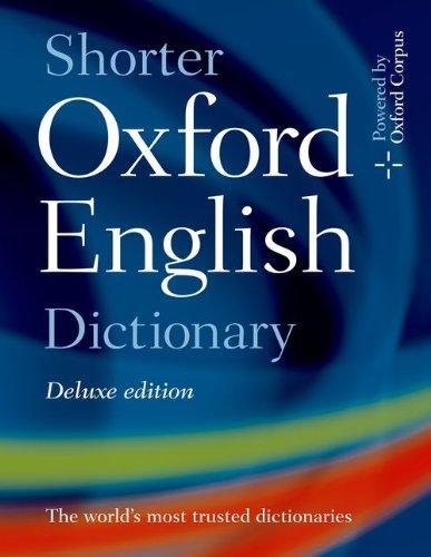 Shorter Oxford English Dictionary (With Cd-Rom) (Set of 2Volume) Deluxe Edition (6thEdition) Edition