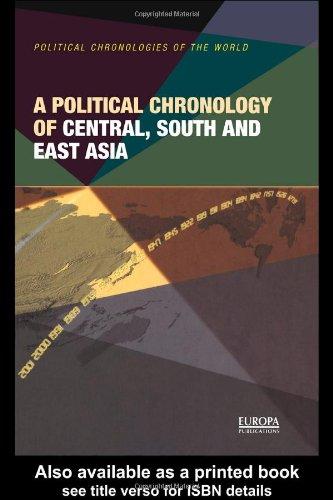 A Political Chronology of Central, South, and East Asia