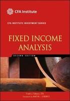 Fixed Income Analysis, 2/ed, (CFA Institute Investment Series), 768 Pgs 0002 Edition