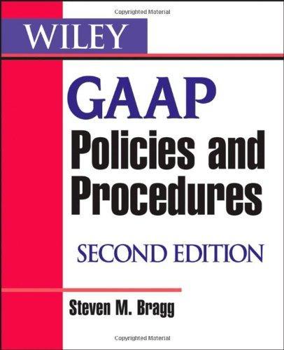 Wiley GAAP Policies and Procedures