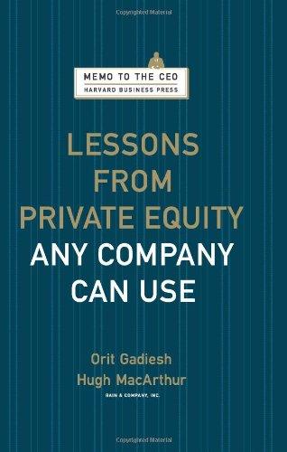 Lessons from Private Equity Any Company Can Use (Memo to the CEO) 