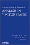 Analysis in Vector Spaces, Solutions Manual